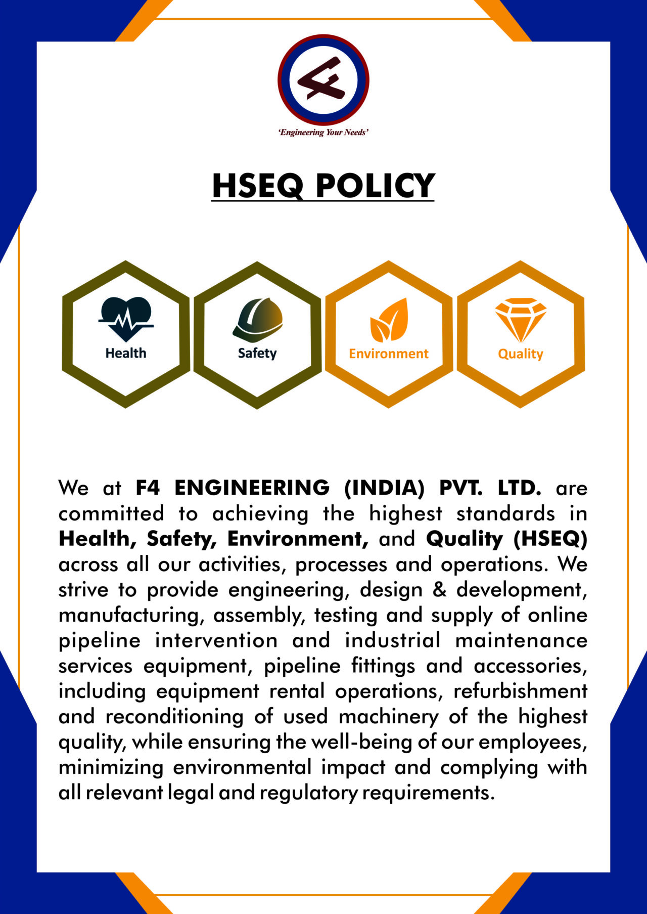 IMS (HSEQ) POLICY- f4 engineering